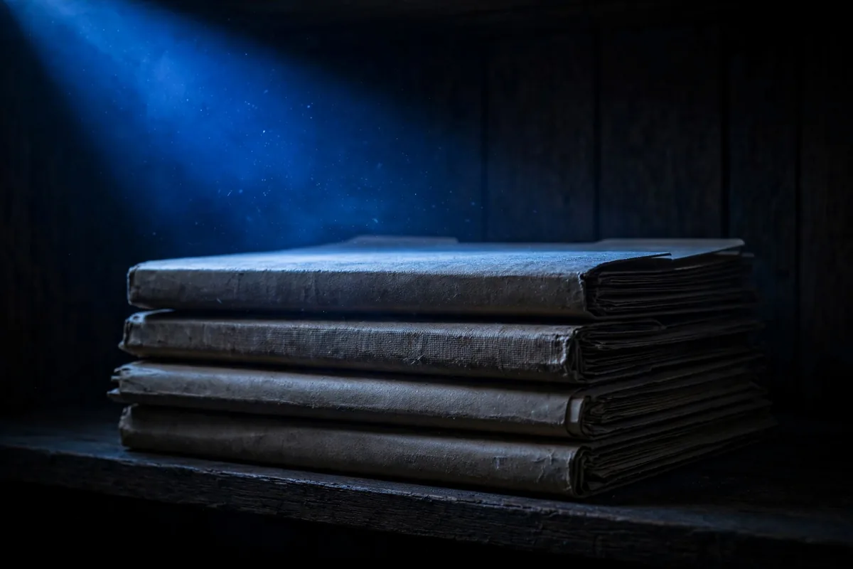 Archive folders in blue light